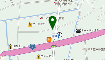 CHARGESPOT(チャージスポット)ドコモショップ 倉敷笹沖店の地図画像