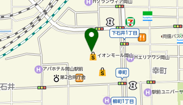 CHARGESPOT(チャージスポット)ドコモショップ イオンモール岡山店の地図画像