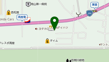 CHARGESPOT(チャージスポット)ドコモショップ 高屋店の地図画像