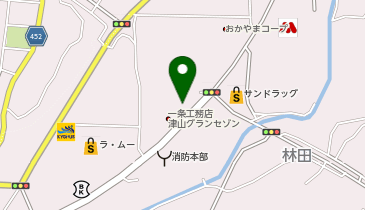 CHARGESPOT(チャージスポット)ドコモショップ 津山林田店の地図画像