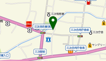 CHARGESPOT(チャージスポット)ドコモショップ 三次店の地図画像