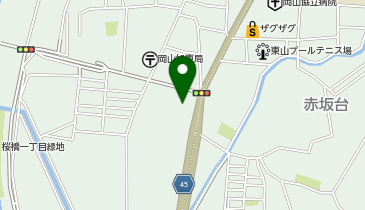 CHARGESPOT(チャージスポット)ローソン 岡山桜橋三丁目店の地図画像