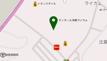 CHARGESPOT(チャージスポット)ドコモショップ イオンモール沖縄ライカム店の地図画像