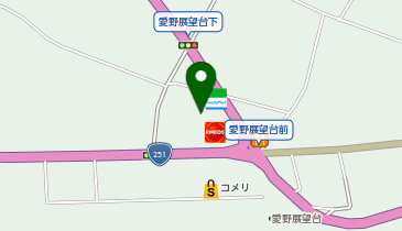 CHARGESPOT(チャージスポット)ドコモショップ 愛野展望台店の地図画像