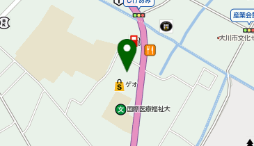 CHARGESPOT(チャージスポット)ローソン 大川榎津店の地図画像