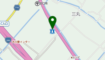 CHARGESPOT(チャージスポット)ローソン 大川三丸店の地図画像