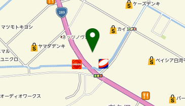 CHARGESPOT(チャージスポット)ドコモショップ 新白河店の地図画像
