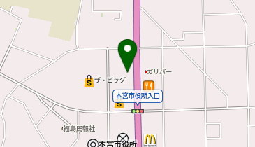 CHARGESPOT(チャージスポット)ドコモショップ 本宮店(福島県)の地図画像