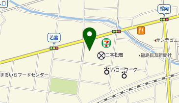 CHARGESPOT(チャージスポット)ドコモショップ 二本松店の地図画像