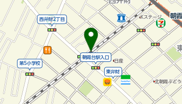 ChargeSPOT ファミリーマート 朝霞東弁財一丁目店の地図画像