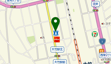 CHARGESPOT(チャージスポット)ローソン フタバ図書大竹店の地図画像