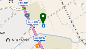 CHARGESPOT(チャージスポット)ローソン 大村玖島一丁目店の地図画像