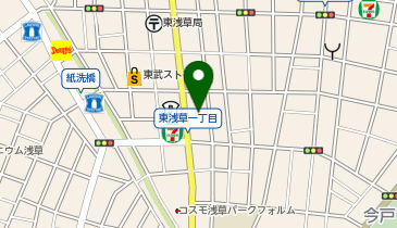 CHARGESPOT(チャージスポット)chocoZAP 今戸二丁目の地図画像