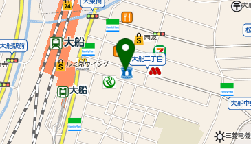 ChargeSPOT ローソン 大船一丁目店の地図画像