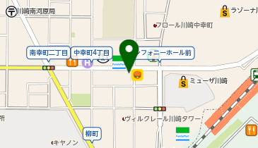 CHARGESPOT(チャージスポット)ローソン 川崎大宮町店の地図画像
