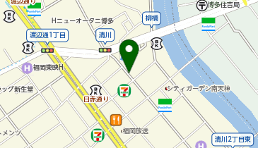CHARGESPOT(チャージスポット)ホテルリブマックス 福岡天神の地図画像