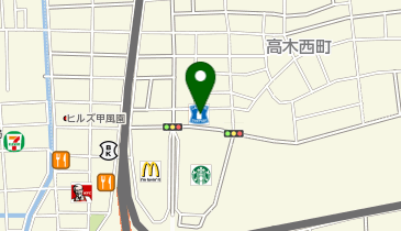 ChargeSPOT ローソン 西宮北口町店の地図画像