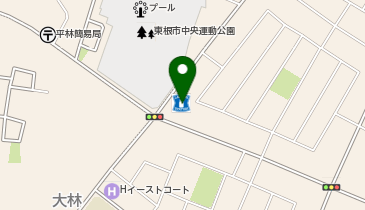 CHARGESPOT(チャージスポット)ローソン 東根中央店の地図画像