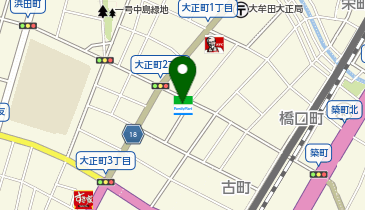 ChargeSPOT ファミリーマート 大牟田大正町店の地図画像