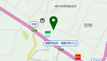 ChargeSPOT ファミリーマート 朝倉比良松店の地図画像