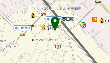 ChargeSPOT ファミリーマート 春日原駅前店の地図画像