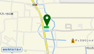 CHARGESPOT(チャージスポット)ファミリーマート 久万ノ台店の地図画像