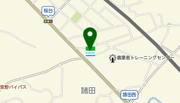 ChargeSPOT ファミリーマート 筑紫野桜台店の地図画像