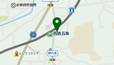 ChargeSPOT ファミリーマート 太宰府五条駅前店の地図画像