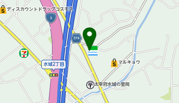 ChargeSPOT ファミリーマート 太宰府水城三丁目店の地図画像