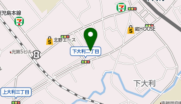 ChargeSPOT ファミリーマート 下大利一丁目店の地図画像