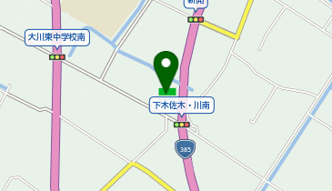 ChargeSPOT ファミリーマート 大川いちょう通り店の地図画像