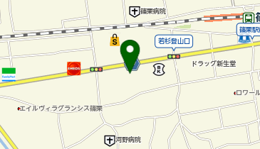 ChargeSPOT ファミリーマート 篠栗庄店の地図画像