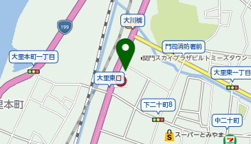 ChargeSPOT ファミリーマート 門司下二十町店の地図画像