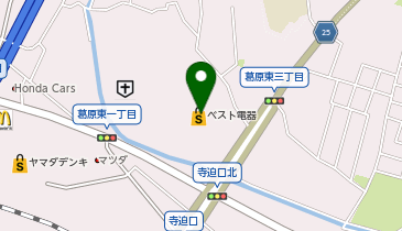 ChargeSPOT ファミリーマート 小倉寺迫口店の地図画像