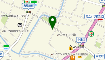 ChargeSPOT ファミリーマート 小倉中津口店の地図画像