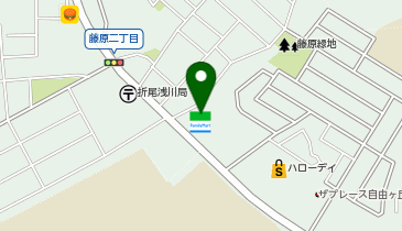 ChargeSPOT ファミリーマート 八幡藤原一丁目店の地図画像