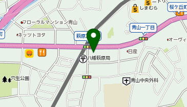 ChargeSPOT ファミリーマート 八幡青山一丁目店の地図画像