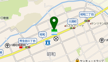 ChargeSPOT ファミリーマート 八幡昭和町店の地図画像