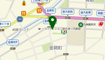 ChargeSPOT ファミリーマート 小倉真鶴店の地図画像