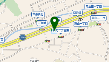 ChargeSPOT ファミリーマート 八幡三条店の地図画像