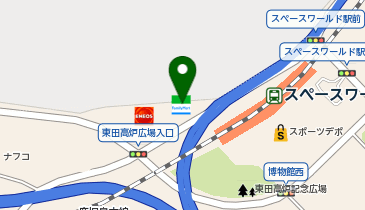 ChargeSPOT ファミリーマート 八幡メディアパーク店の地図画像
