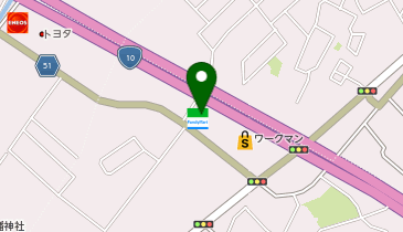 ChargeSPOT ファミリーマート 小倉東インター前店の地図画像