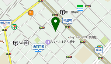 ChargeSPOT ファミリーマート ドラッグイレブン神屋町店の地図画像