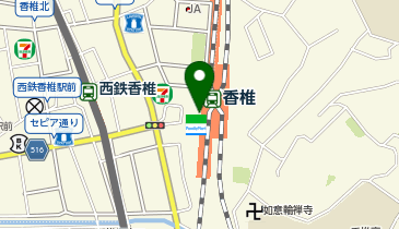 ChargeSPOT ファミリーマート JR香椎駅店の地図画像