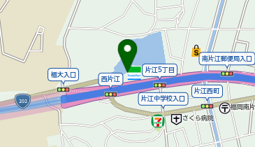 ChargeSPOT ファミリーマート 城南片江5丁目店の地図画像