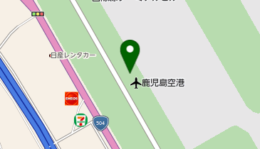 CHARGESPOT(チャージスポット)鹿児島空港 国内線ターミナル 1階到着ロビーの地図画像