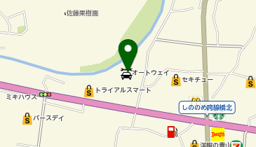 CHARGESPOT(チャージスポット)オートウェイ 富岡バイパス店の地図画像