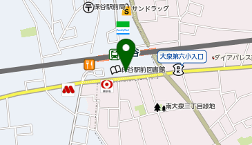 CHARGESPOT(チャージスポット)ポポラマーマ 保谷店の地図画像