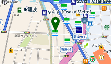 ChargeSPOT ファミリーマート 四つ橋なんば駅前店の地図画像