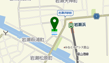 CHARGESPOT(チャージスポット)ファミリーマート 富山岩瀬浜店の地図画像